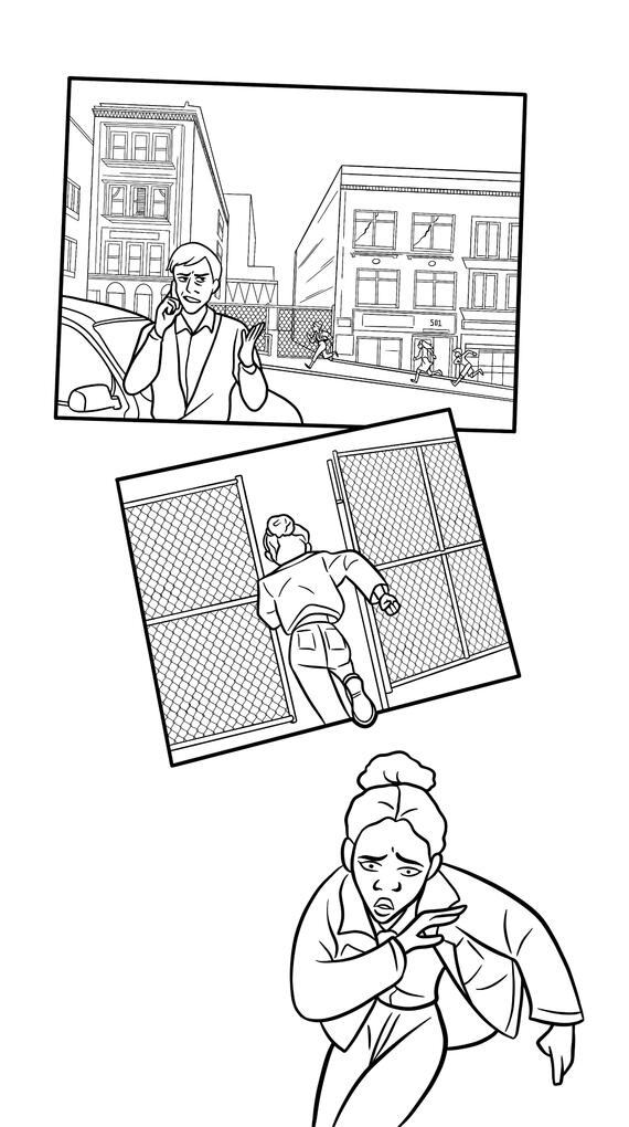 First two examples sketches done by @satmolly for the webcomic Bridalveil Fall